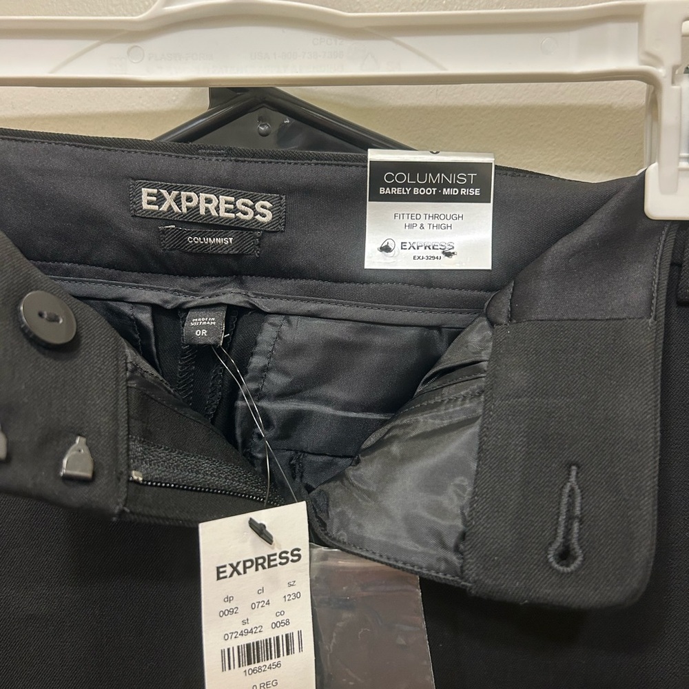 Express black Columnist Trousers